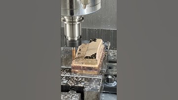 Vmc Machine Brass Cutting #shorts #youtubeshorts #viralvideo #cnc