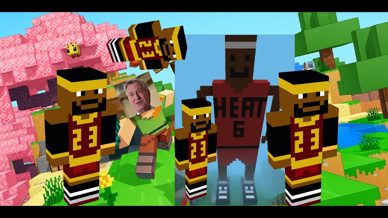 Minecraft Minigames Feat. LeBron James YouTube