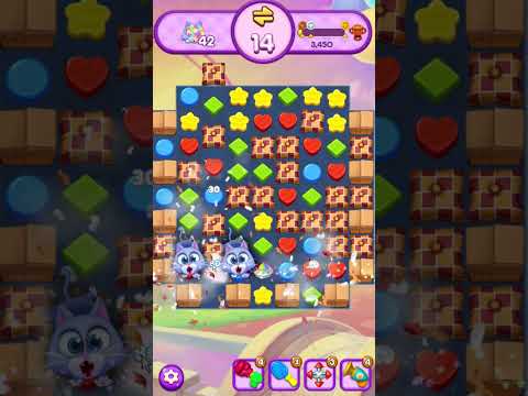 Magic Cat Match Level 131 no booster [Gameplay Walkthrough] optimized for smartphones [CookApps]