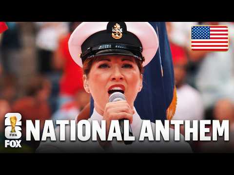 United States’ Navy Band Chief Musician Performs National Anthem on July 4th at Houston Stadium