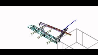 Hydraulic power catwalk