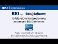 BKI und BauerSoftware. Erfolgreiche Kostenplanung mit neuen BKI Elementen vom 04.03.2026