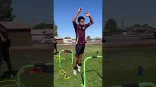Athletic performance circuit for soccer players