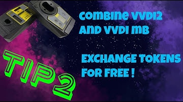 Xhorse Tech Tip 2 Combine VVDI2 and MB tokens exchange