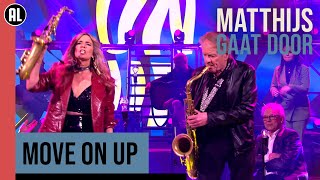 Video thumbnail of "Hans Dulfer & Candy Dulfer – Move On Up | Matthijs Gaat Door"