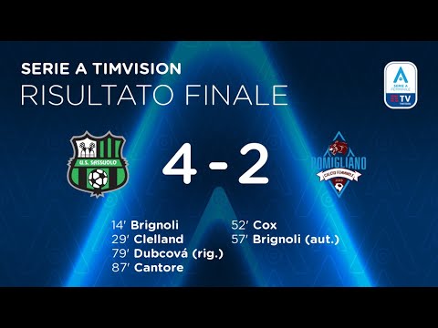 Sassuolo-Pomigliano 4-2 | Ma che gol ha fatto Cantore? | Serie A Femminile @TIMVISION 2021/22