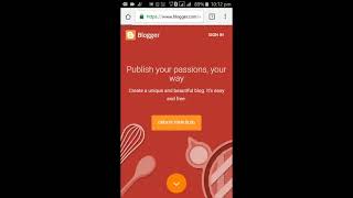 How_to_create_blog_on_bloggar_in_android_phone_mobile_very_eazy_मोबाईल_से_ब्लॉग_बनाना screenshot 2