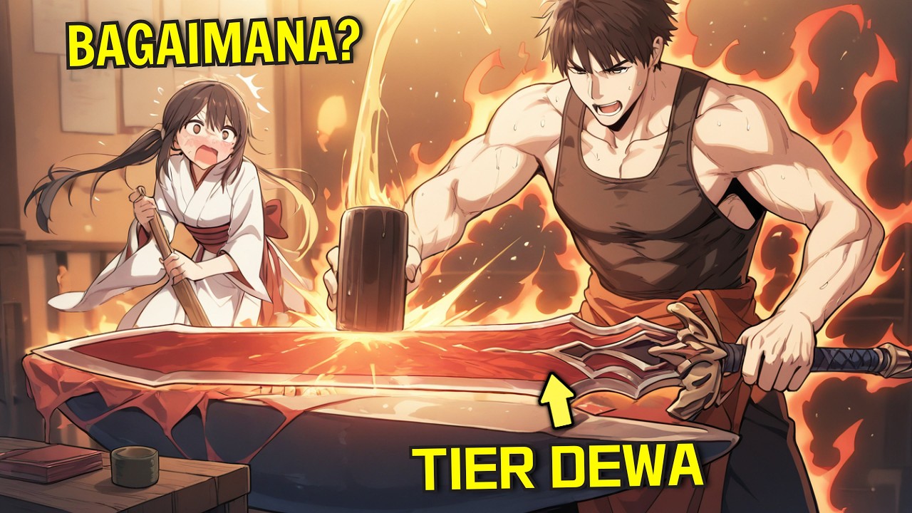 🔥 Dia Menempa Senjata Level Dewa—Tak Terkalahkan dan Jadi Player No.1! | Alur Cerita Manhwa