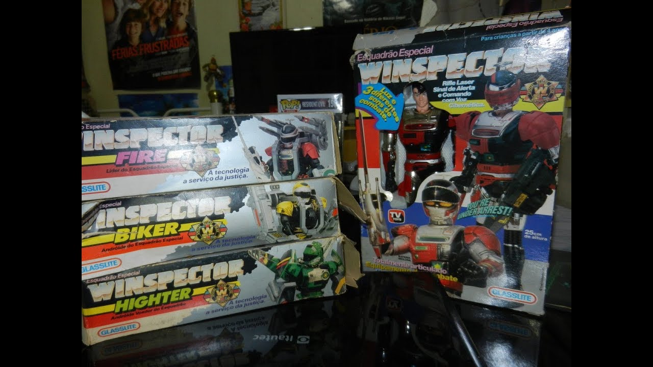 De volta a infância! - Bonecos Esquadrão Winspector! - Nostálgico!