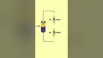 How to Convert 4.2V to 3.3V with Voltage Divider Explained #resistor #voltage #shorts