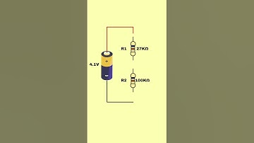 How to Convert 4.2V to 3.3V with Voltage Divider Explained #resistor #voltage #shorts