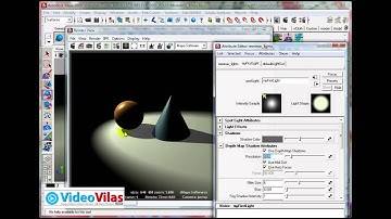 Telugu Maya Basics Tutorials - 32 - 3d Light Shadows