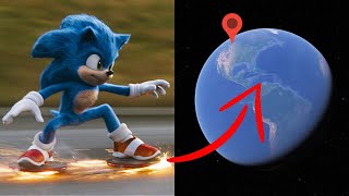 Sonic The Hedgehog on Google Earth ! Update 2024