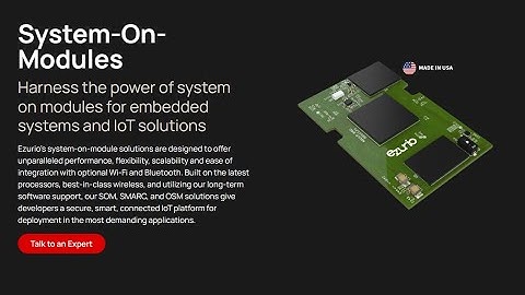 Ezurio is a Leader in Connected SOMs