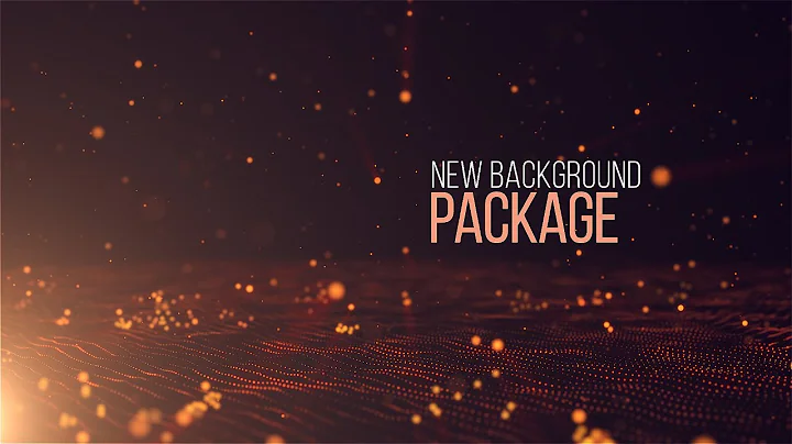 Background Package - Particles Bounce