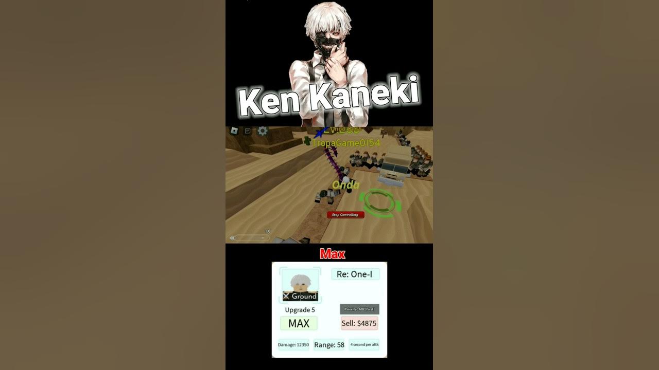 KANEKI SHOWCASE ULTIMATE TOWER DEFENSE ROBLOX, ULTIMATE TOWER DEFENSE  KANEKI