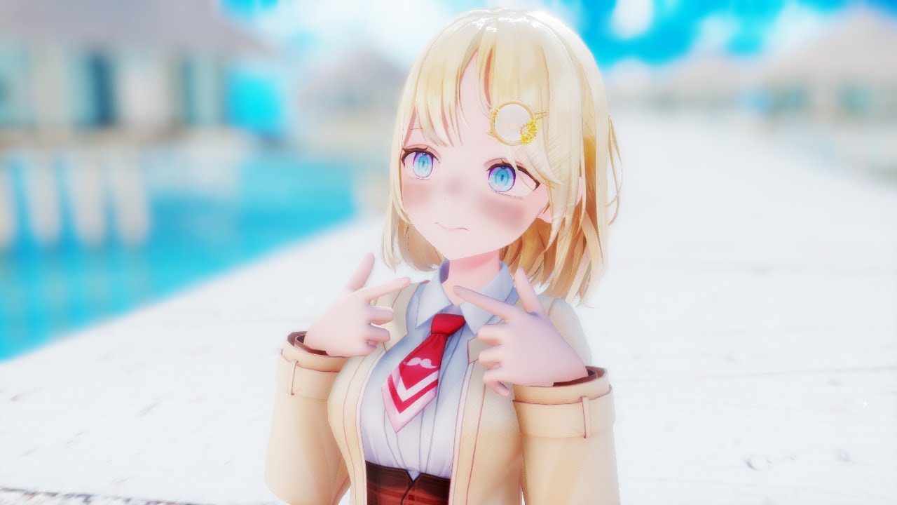 「홀로라이브MMD」 왓슨 아멜리아 【Dear My Future】