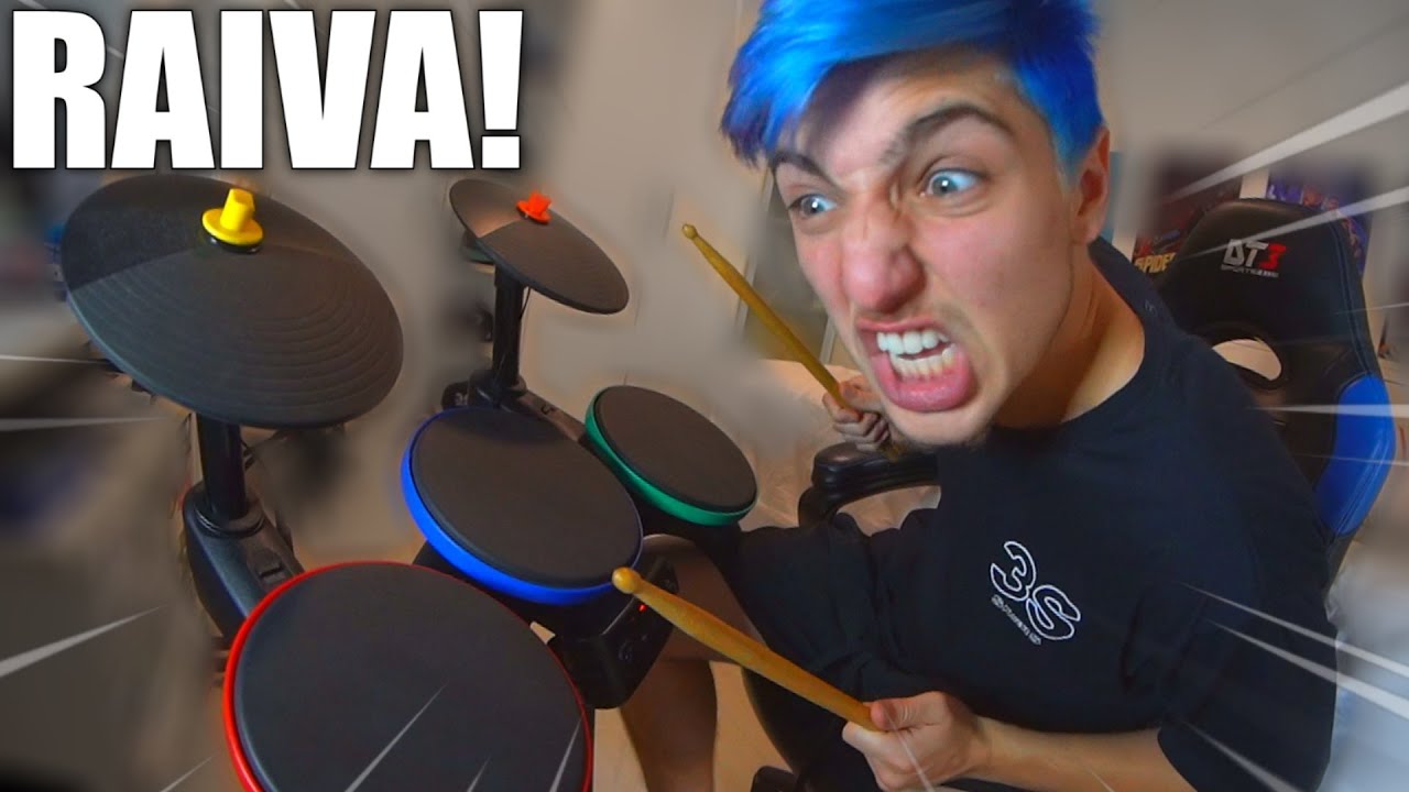 COMPREI A BATERIA RARA DO GUITAR HERO!!!