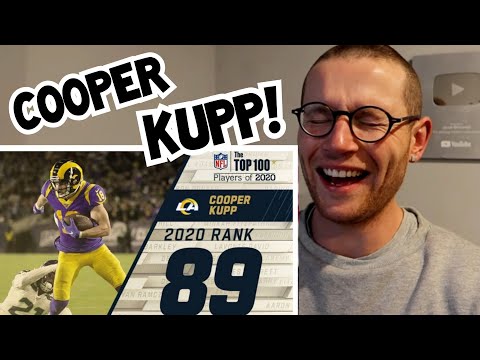 Rugby Player Reacts to COOPER KUPP (Los Angeles Rams WR) #89 The NFL Top 100 Players of 2020!