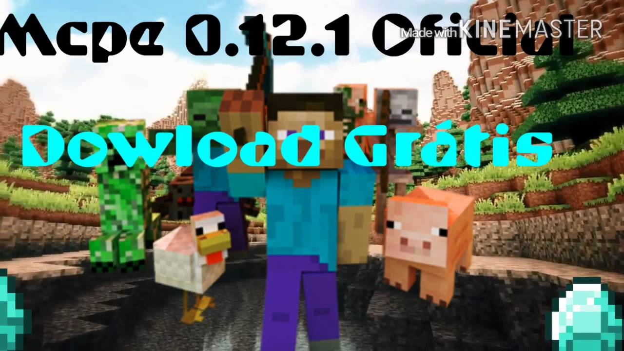 Mcpe 0.12.1 oficial download grátis na descrição YouTube
