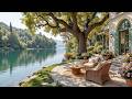 Peaceful Lakeside Hideaway Jazz 🌿 Soft Jazz with Cozy Porch and Calm Water Views