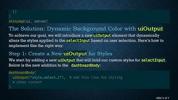 How to Change the Background Color of a selectInput in a Shiny Dashboard