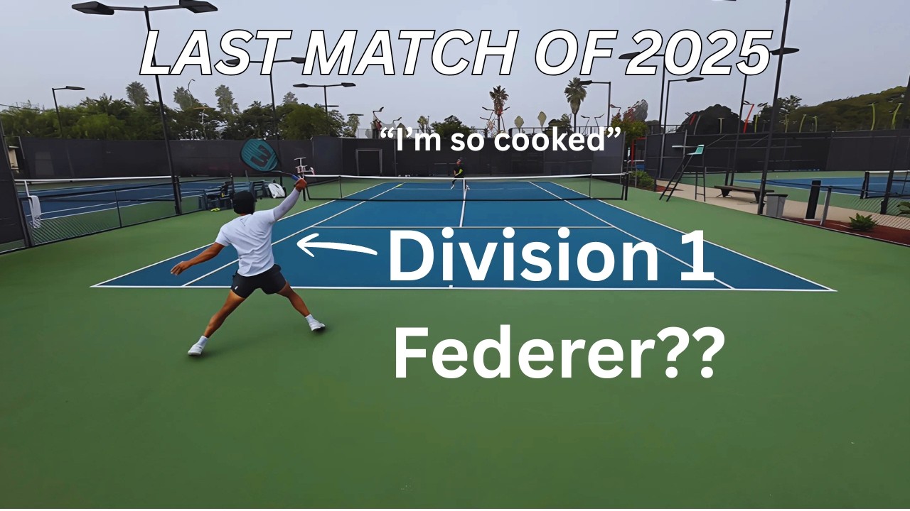 I Played Against D1 Federer For My Last Match of 2025 as a club amateur....