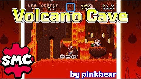 Super Mario Construct: Volcano Cave by pinkbear