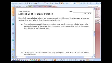 Pre-Calc 12 Section 5.3