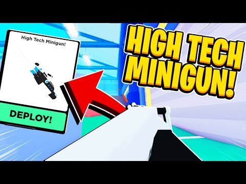 Buying The High Tech Minigun Overpowered In Big Paintball In Roblox Youtube - minigun sale roblox
