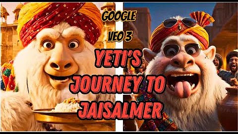 Make Google Veo 3 Video Free | Yeti Jaisalmer Video | #funny #trending #monkey #india #veo3 #story