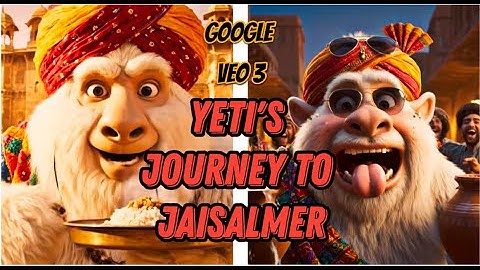 Make Google Veo 3 Video Free | Yeti Jaisalmer Video | #funny #trending #monkey #india #veo3 #story
