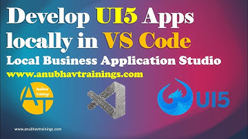 Develop UI5 apps locally using VS Code | Locally running Business Application Studio | SAP UI5 dev