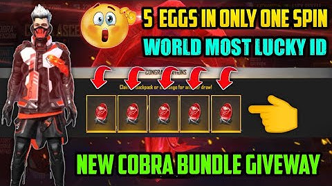 HOW TO GET NEW COBRA RAGE BUNDLE UNDER 500 DIAMONDS | NEW COBRA RAGE BUNDLE GIVEWAY | ONE SPIN TRICK