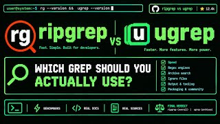 Information ripgrep vs ugrep: Which Grep Should You Actually Use Update