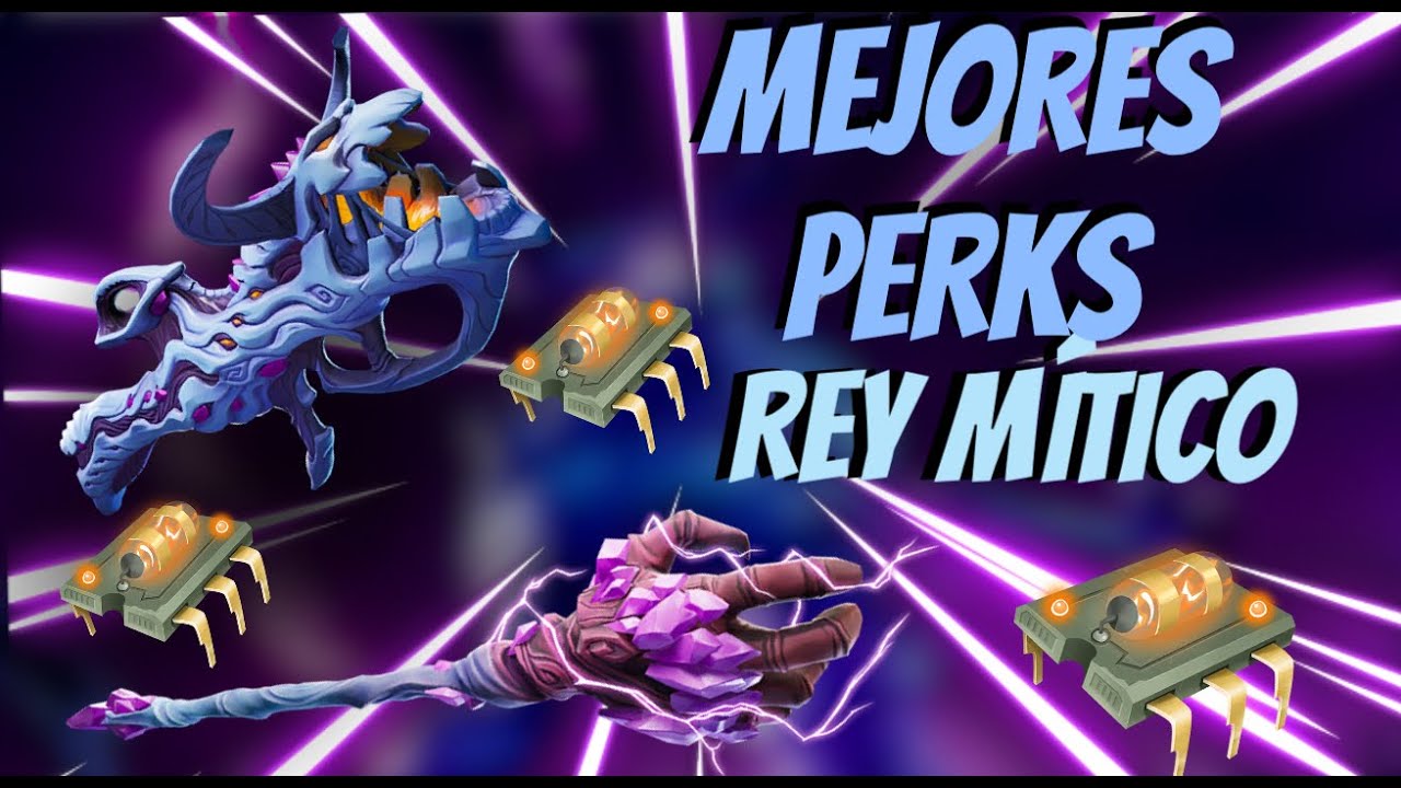 MEJORES PERKS de REY MÍTICO ( Cólera , mano , bala perdida , desatomizador y barón )