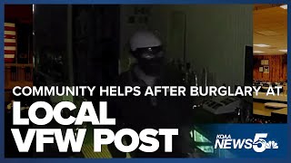 Community steps up to help VFW post in Colorado after break-in