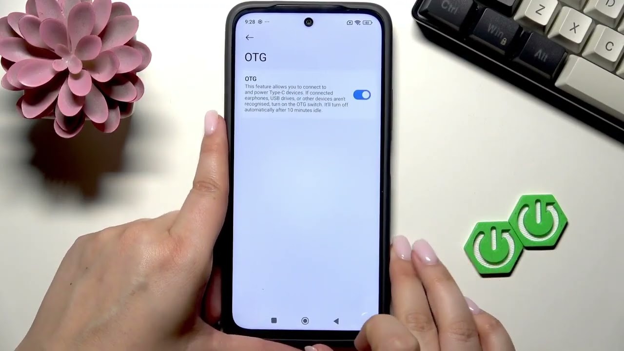Как включить OTG-подключение на REDMI 15 4G