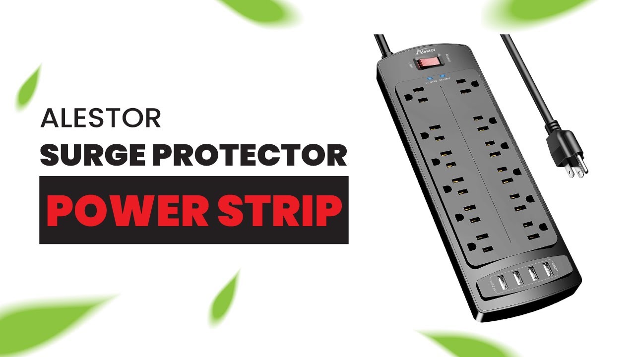 Power Up Your Workspace ALESTOR Surge Protector Power Strip Review