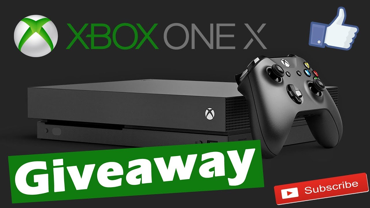 Free 4K Microsoft Xbox One X Giveaway YouTube