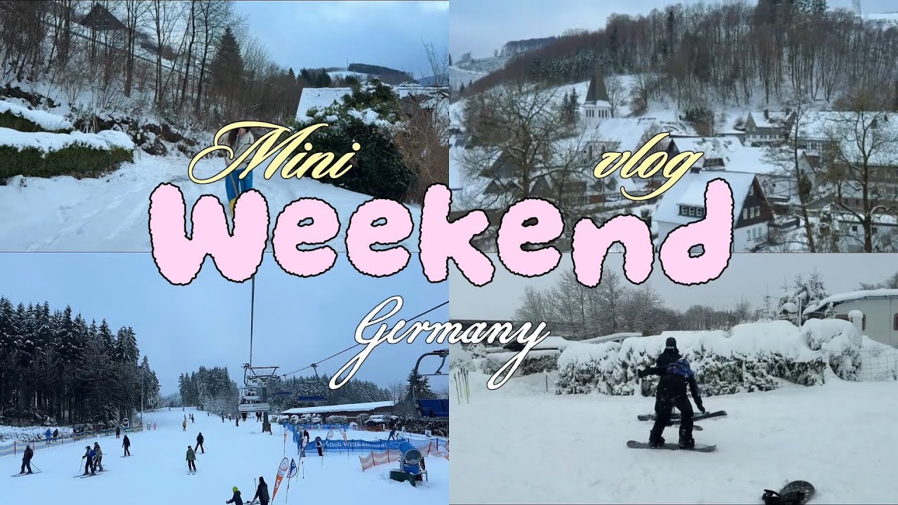 Snowboarding in Germany ❄️ | Winter Vlog 