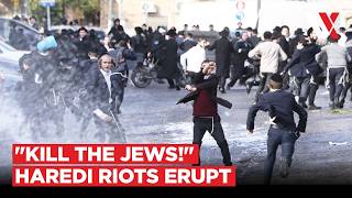 Israel’s Draft War Turns Violent | Haredi Protesters Riot, Block Roads, Clash With Police | VERTEX