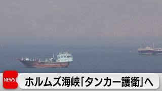 米 ホルムズ海峡で石油タンカーを護衛する方針表明