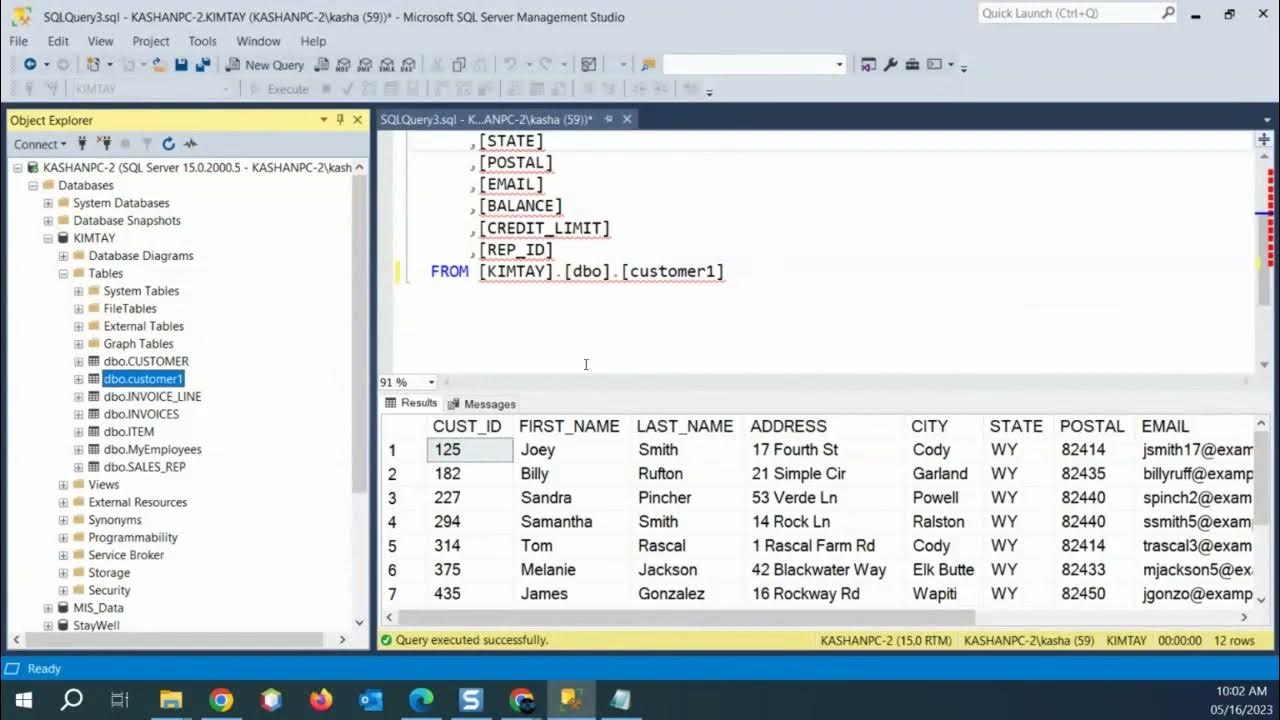 Sql server duplicate data and solution using partitioning youtube