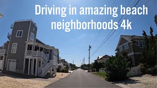 Driving in amazing beach neighborhoods - Mantoloking, New Jersey 🇺🇸 (4k)