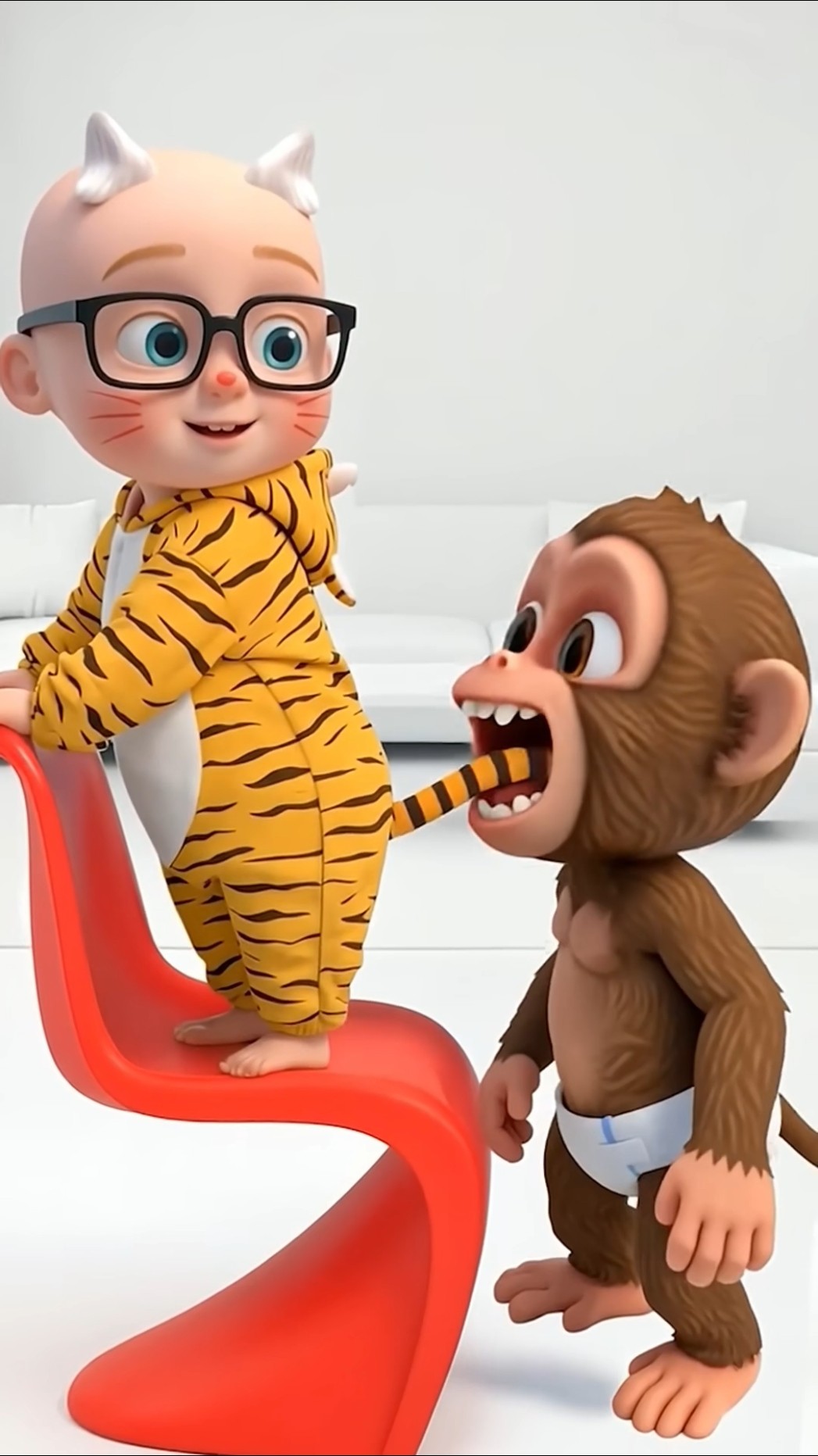 ♡monkeyページ♡ I know you all love this trendMonkey VS Baby#shorts #5936