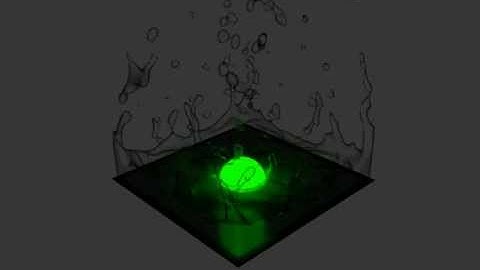 Blender fluid simulation + indirect lighting