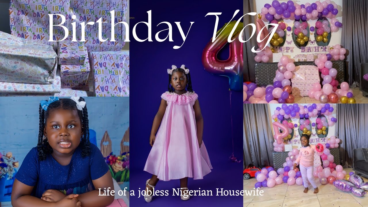 Видеоблог: Моему «радужному» малышу исполняется 4 года | празднование дня рождения | жизнь нигери...