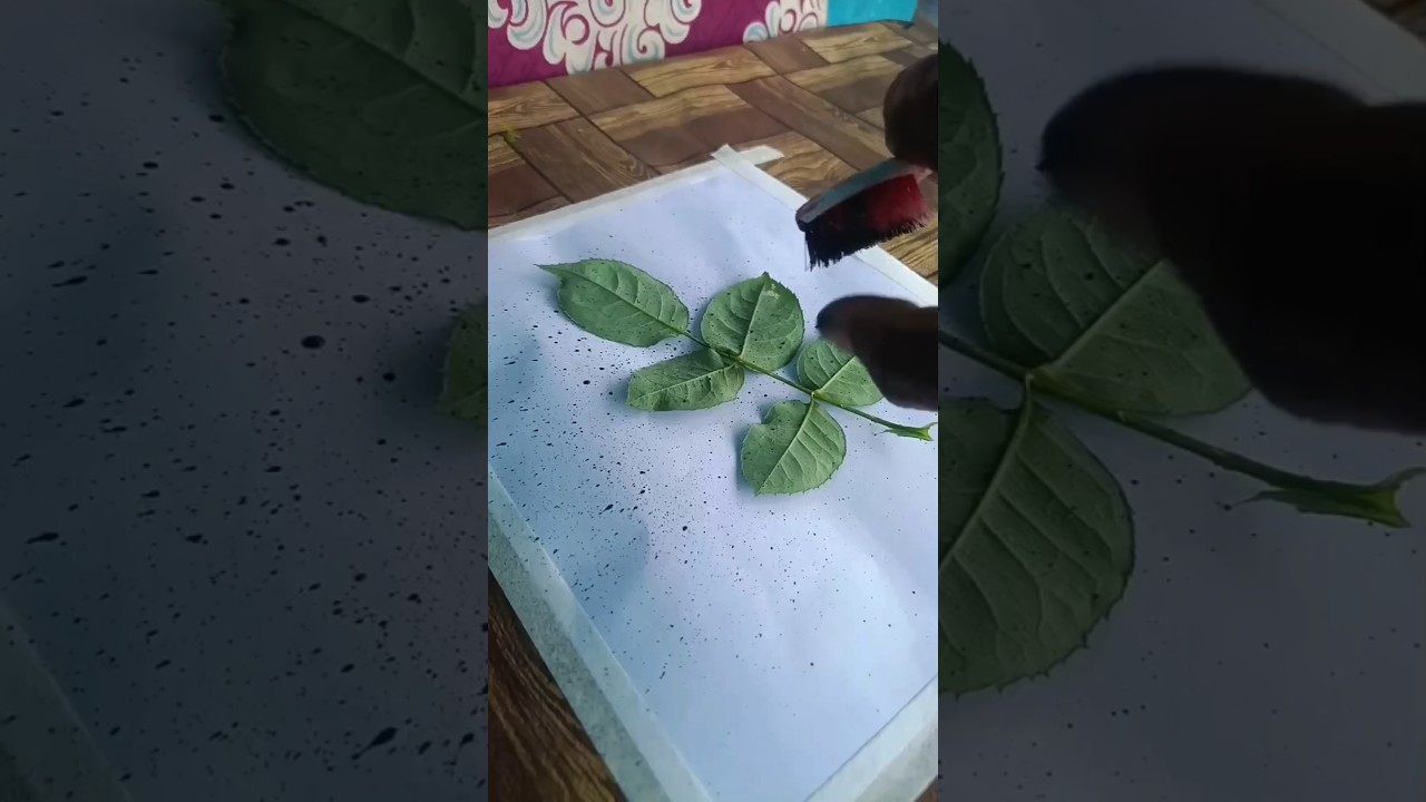 Easy Art with Toothbrush 🪥