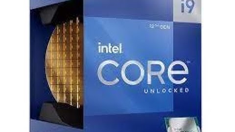 Intel Core i9 12900k Unboxing